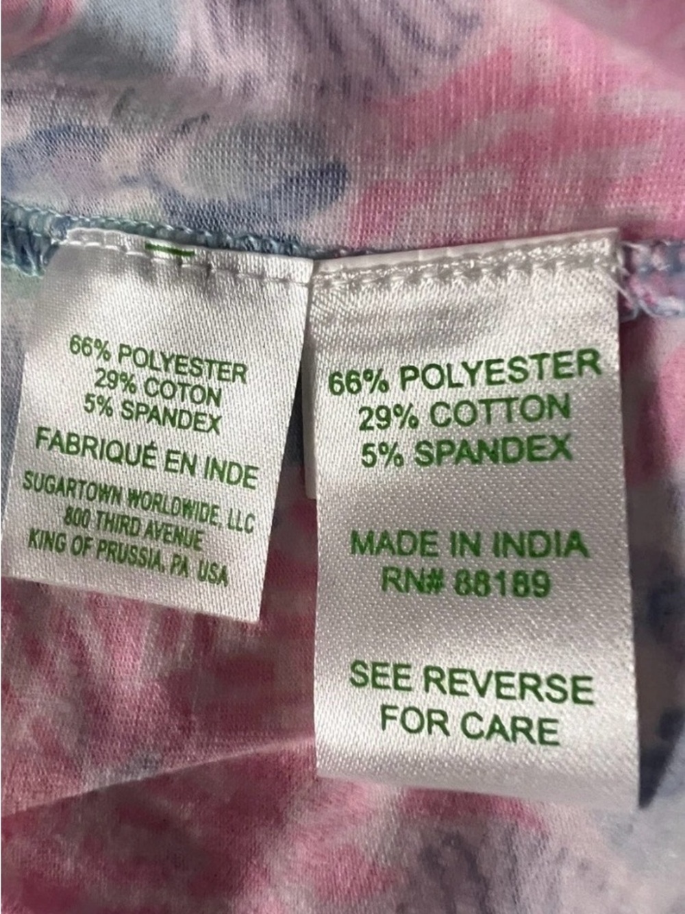 Lilly Pulitzer Winona Knit Top Blouse, MULTI SPLENDOR IN THE SAND, Size L, EUC - Picture 5 of 5